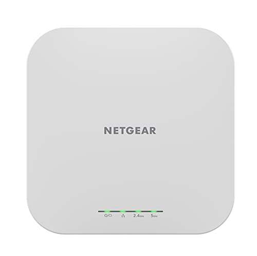 Netgear WAX610 AX1800 Dual Band PoE Multi-Gig WiFi 6 Access Point | 1x 2.5G Port | Upto 250 Users Netgear WAX610 AX1800 Dual Band PoE Multi-Gig WiFi 6 Access Point | 1x 2.5G Port | Upto 250 Users